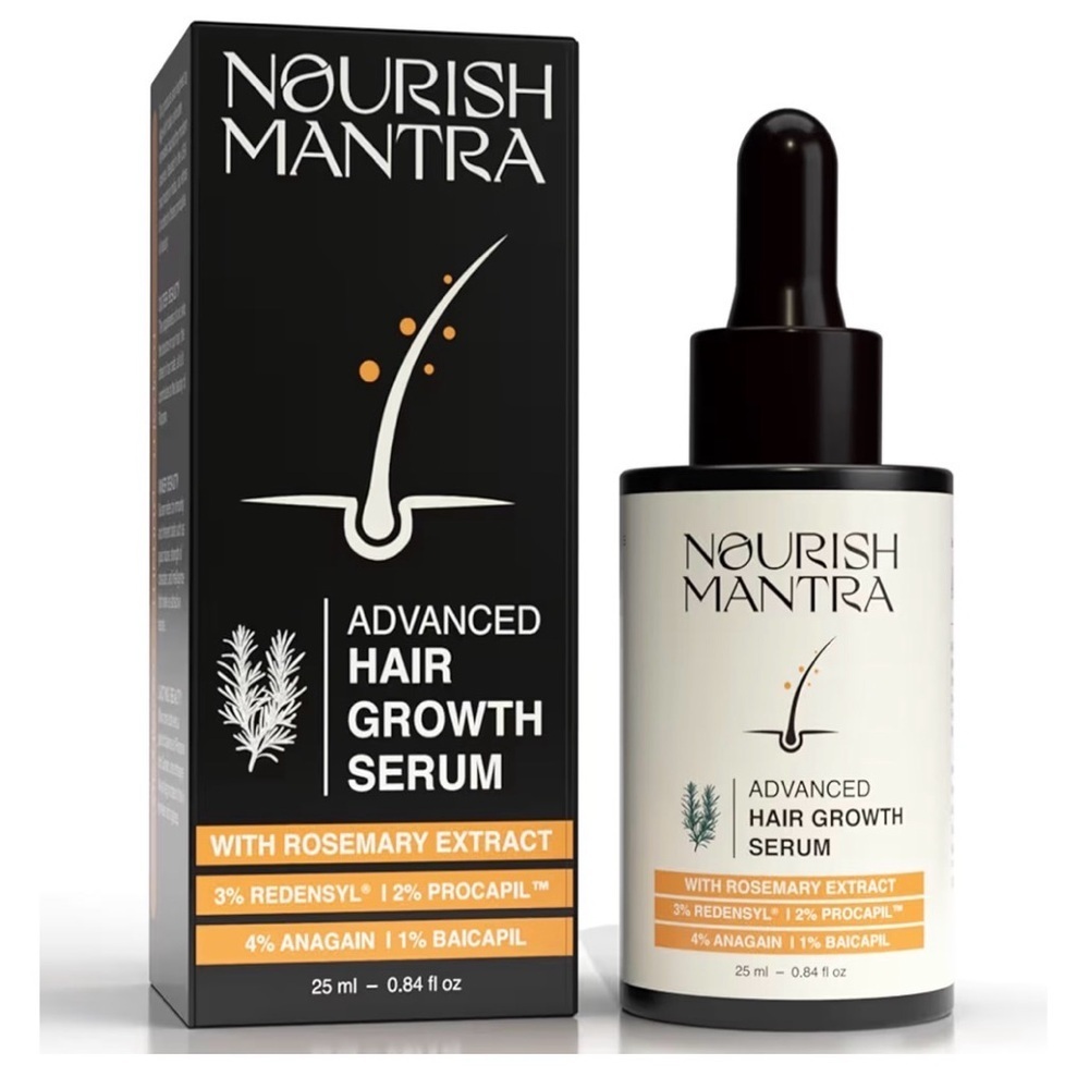 Nourish Mantra Advanced Hair Growth Serum Rosemary Redensyl Luxe 25ml Scalp Care